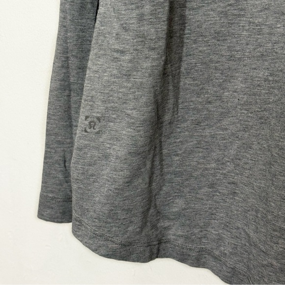 Lululemon Mens Soft Jersey Long-Sleeve Crewneck Shirt, Heathered Gray size L - Picture 3 of 3